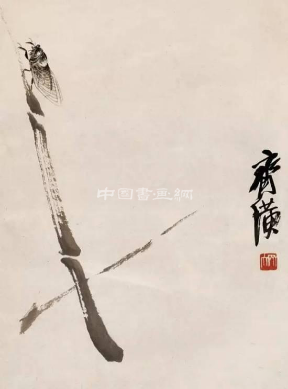 齐白石八十多岁画的蝉