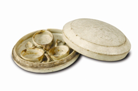 宋青白釉粉盒集中代表南方青白瓷系最高水平