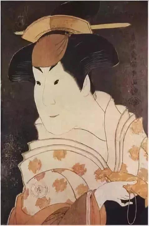 东洲斋写乐 -《演员岩井半四郎》- 江户时代,梵高：“浮世绘就是我的信仰”,浮世绘,梵高,信仰,日本,版画,江户,葛饰北斋,美人,演员,女性