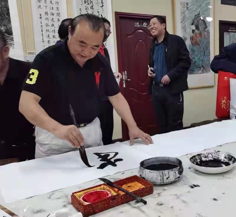 当代翰墨名家周国祥献礼建党100周年