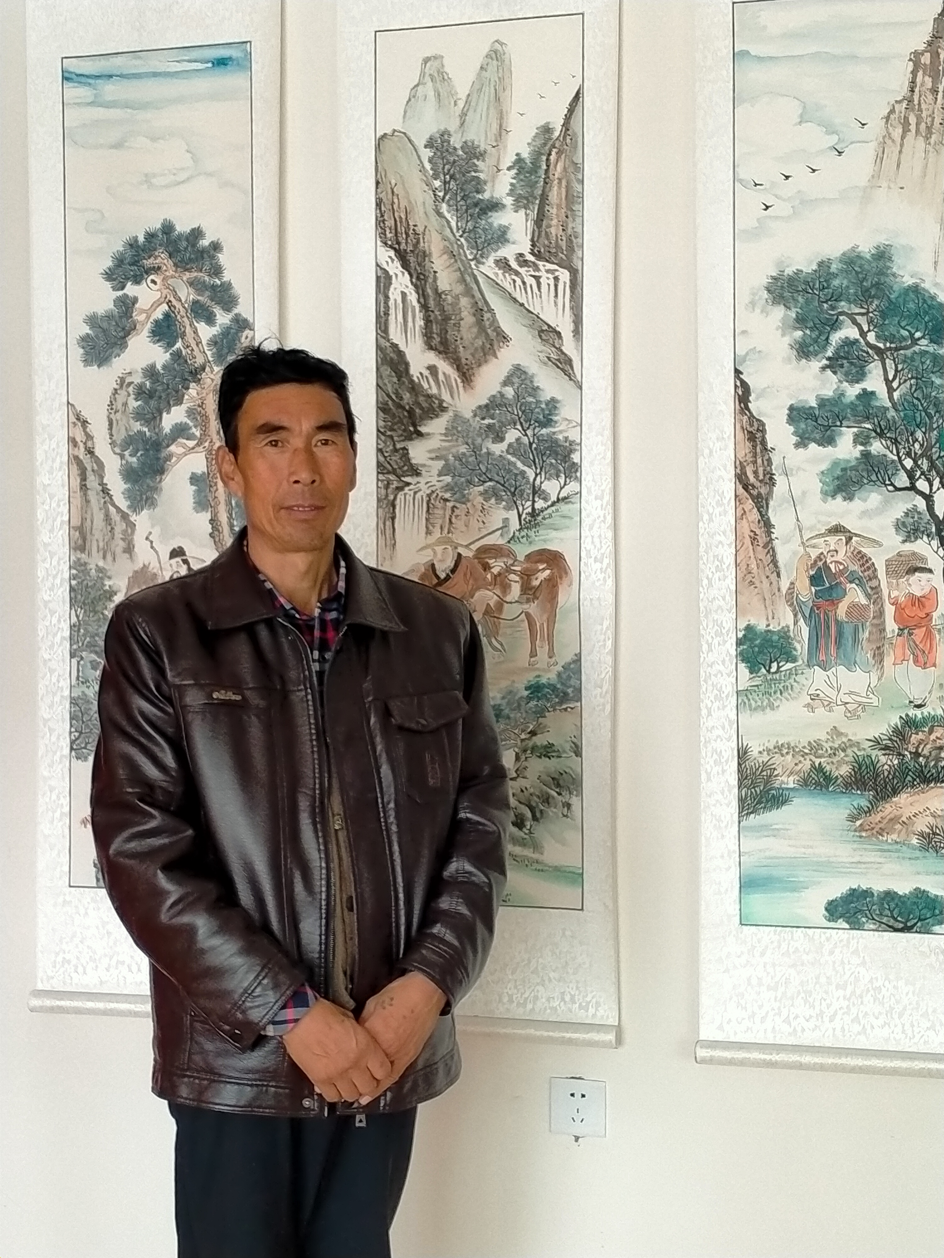 当代翰墨名家李义福献礼建党100周年