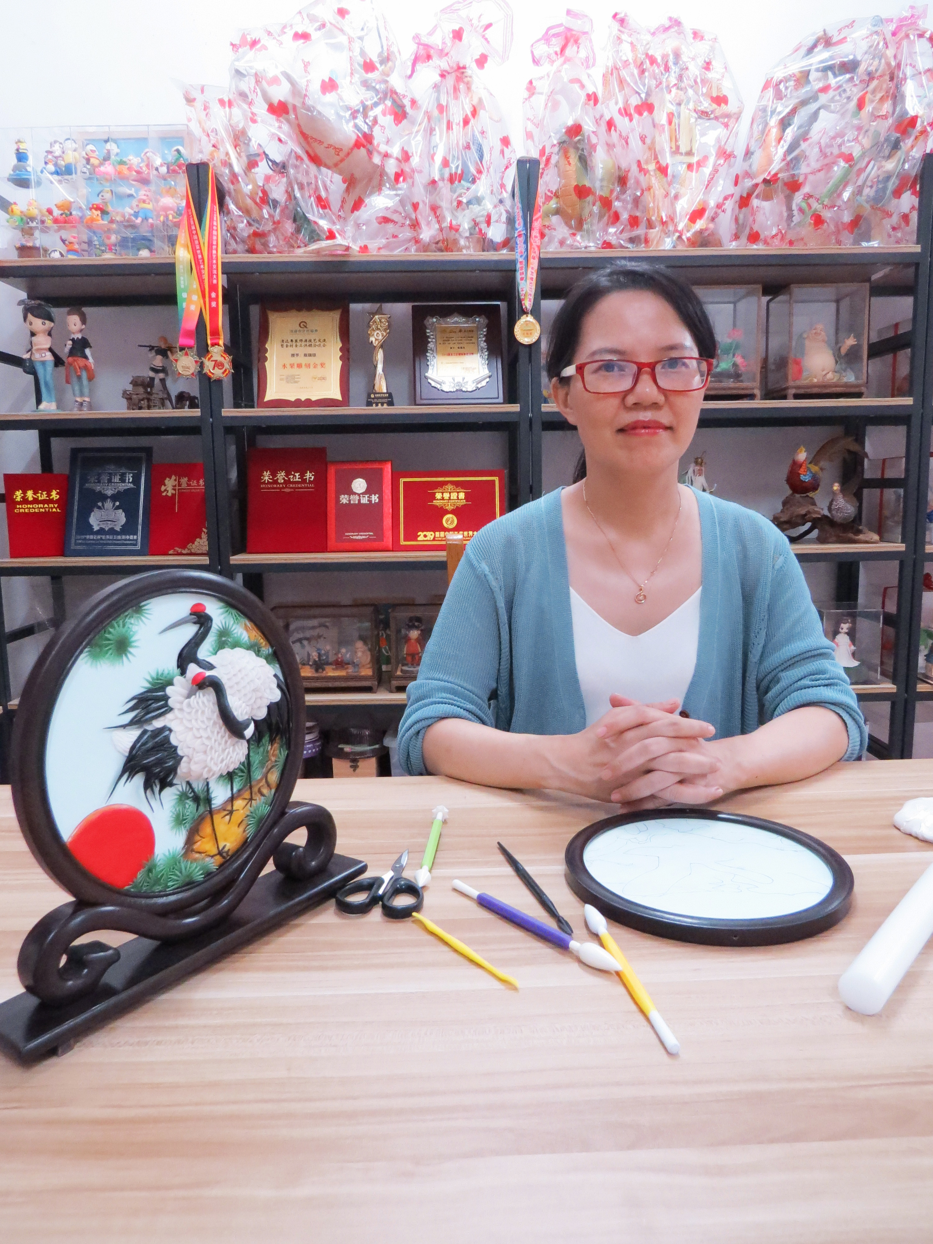 当代翰墨名家陈瑞琼献礼建党100周年