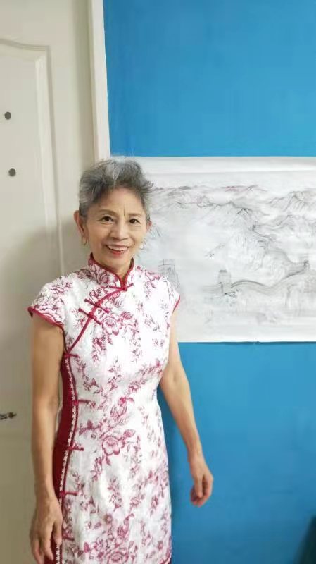 当代翰墨名家赵红献礼建党100周年